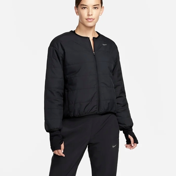 Nike NWT Therma-Fit Swift Fill Black Jacket - Picture 1 of 16